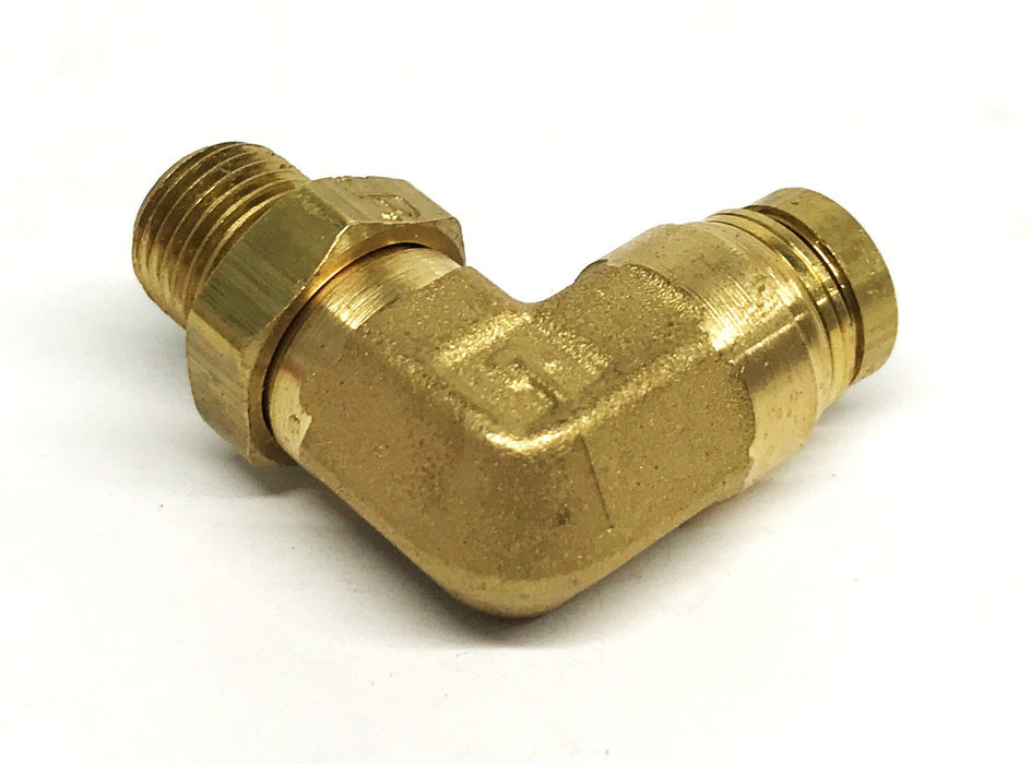 Parker Brass 90-Delgree Fitting 169PMT-4-2 [Lot of 2] NOS