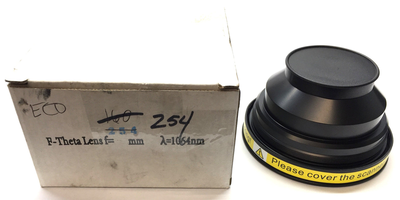 Eco F-Theta Lens 254mm 1064nm Fiber Laser Lens NOS
