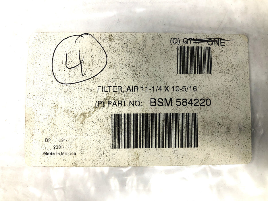 Columbus Industries Air Filter Unit BSM 584220 [Lot of 3] NOS