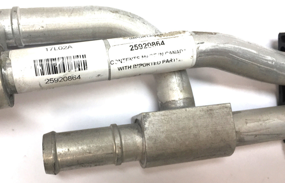 GM Auxiliary Heater Inlet/Outlet Pipe Assembly 25920864 NOS