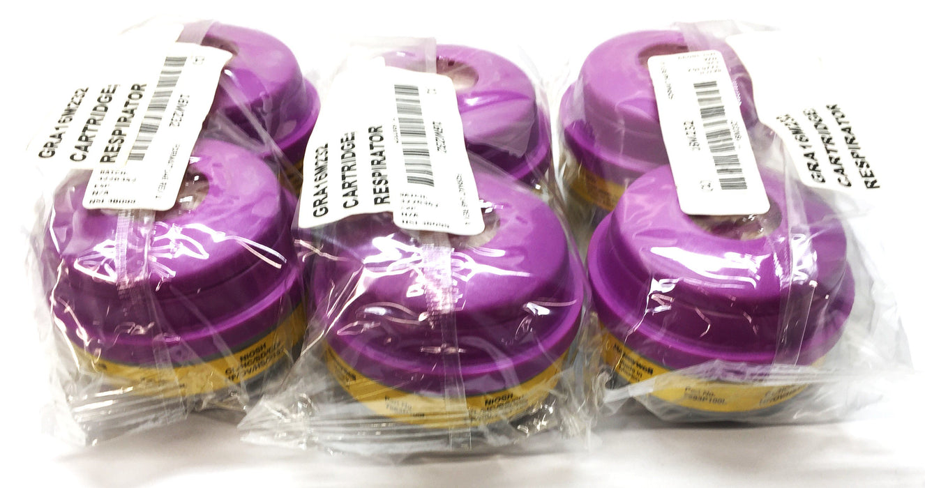 Honeywell Cartridge Respirator Pack 7583P100L (2pcs) [Lot of 3] NOS