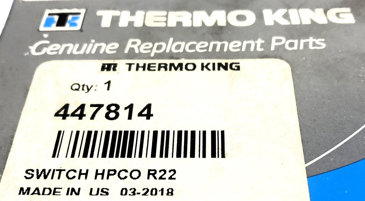 Thermo King High Pressure Cutoff Switch 447814 NOS