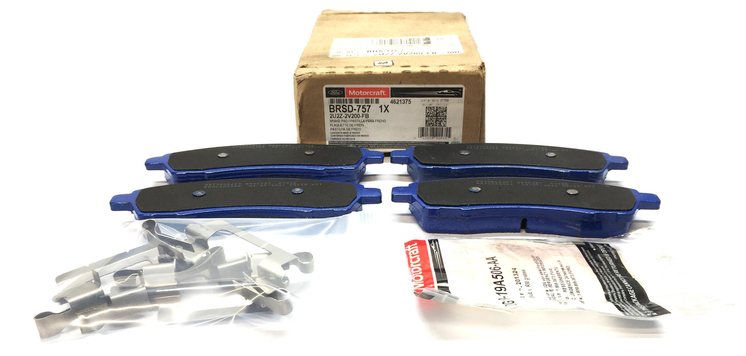 Ford Motorcraft Brake Pad Kit BRSD757 (2U2Z-2V200-FB) NOS