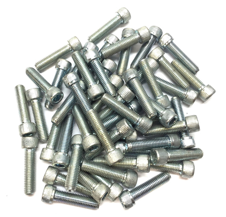Unbranded 1/4"-28 x 1" Steel Allen Head Cap Screw [Lot of 50] NOS