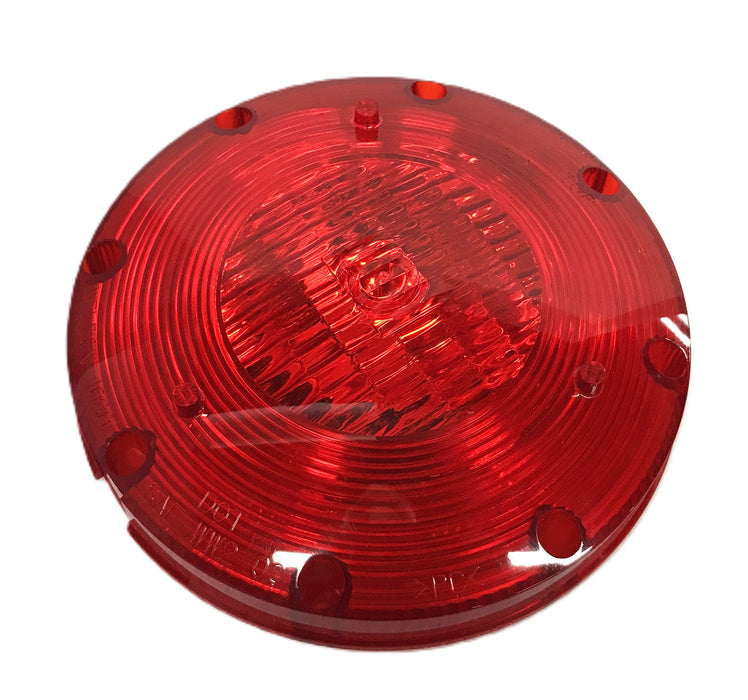 Weldon 7IN Red Warning Light Lens and Reflector WTE-OC11-1183-00 [Lot of 3] NOS