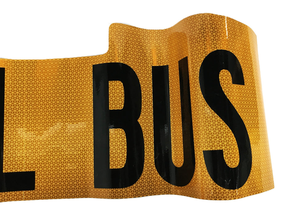Unbranded 46 inch x 1-1/4 inch "School Bus" Decal NOS