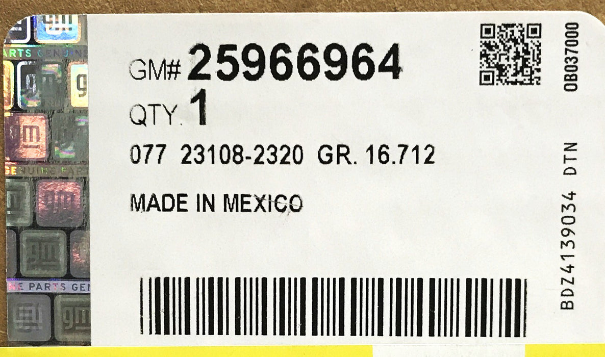 GM OEM Clock Spring 25966964 NOS