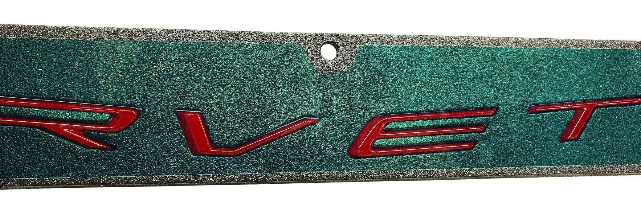 GM Rear Red "Corvette" Emblem with Template 84313983 NOS