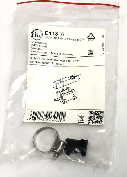 IFM Clean-Line Cylinder Fixing Strap E11816 NOS