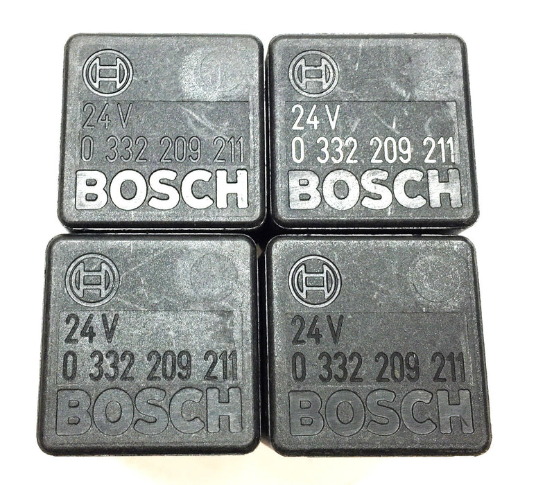 Bosch 24V 5-Pin Male Relay 0332209211 [Lot of 4] NOS