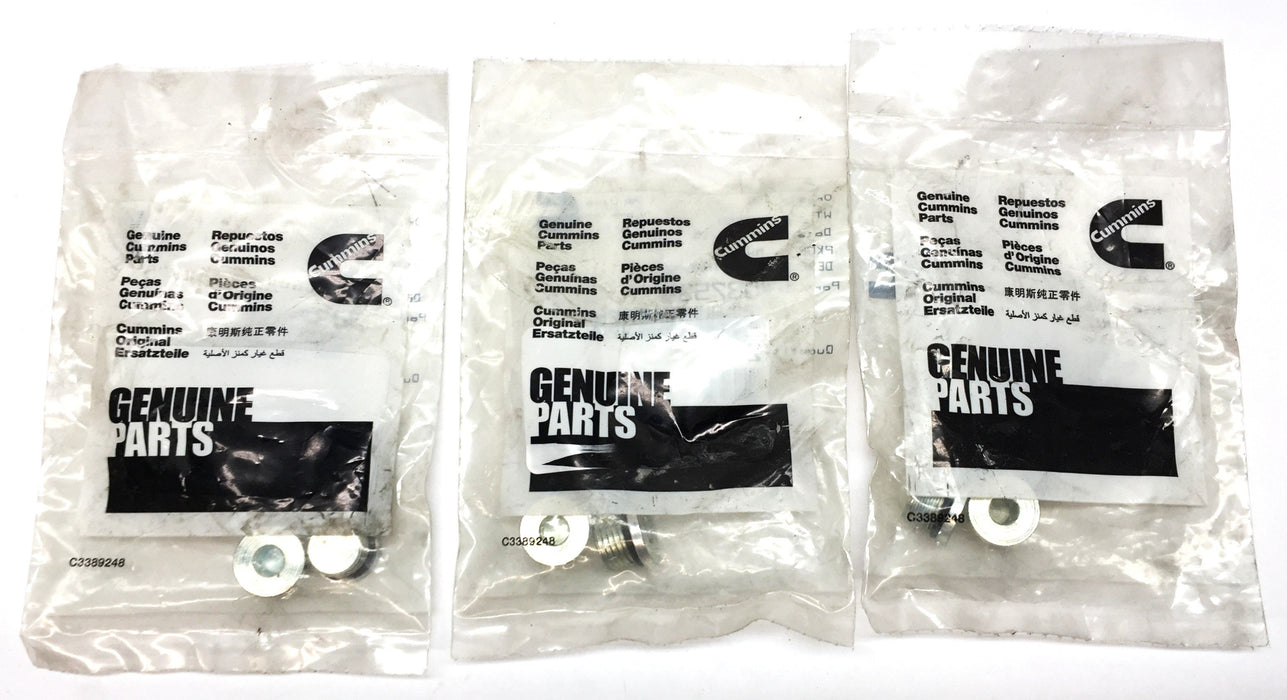 Cummins Threaded Plug 3037536 [Lot of 6] NOS