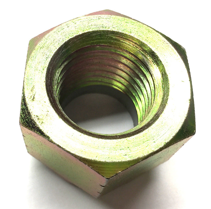 Unbranded 1-3/8" Coarse Thread Yellow Zinc Nylock Nut HDX138NYL (01TD) NOS