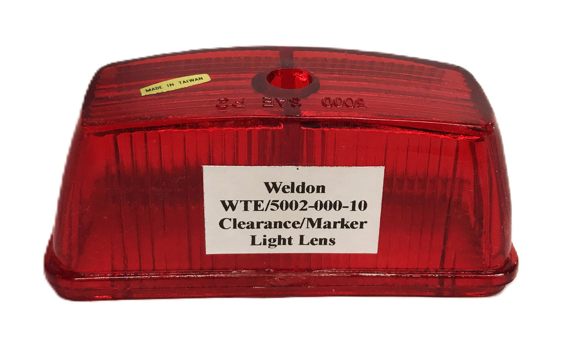 Weldon Red Clearance Light Lens WTE/5002-000-10 [Lot of 9] NOS