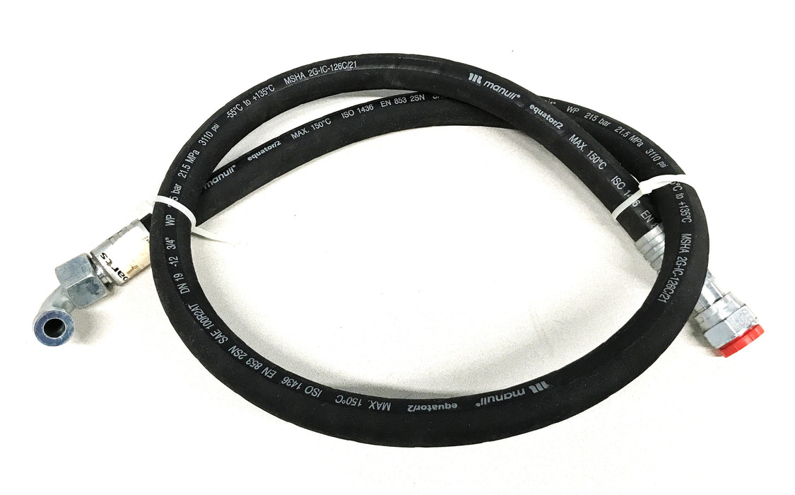 New Flyer (Manuli) 78 inch x 1 inch Hydraulic Hose Assembly 417699 NOS