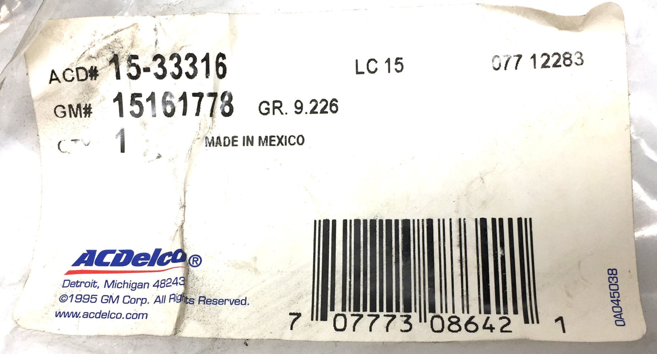 ACDelco A/C Hose Assembly 15161778 NOS