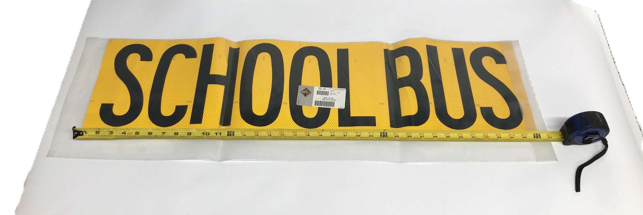 International/3M 36 inch x 9-1/4 inch "School Bus" Decal NOS