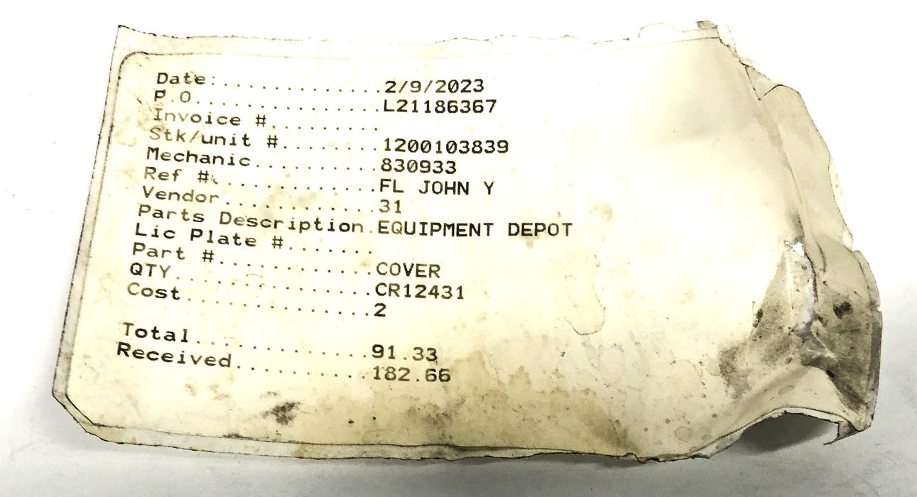 Crown OP Side Steering Column Cover 12431 NOS