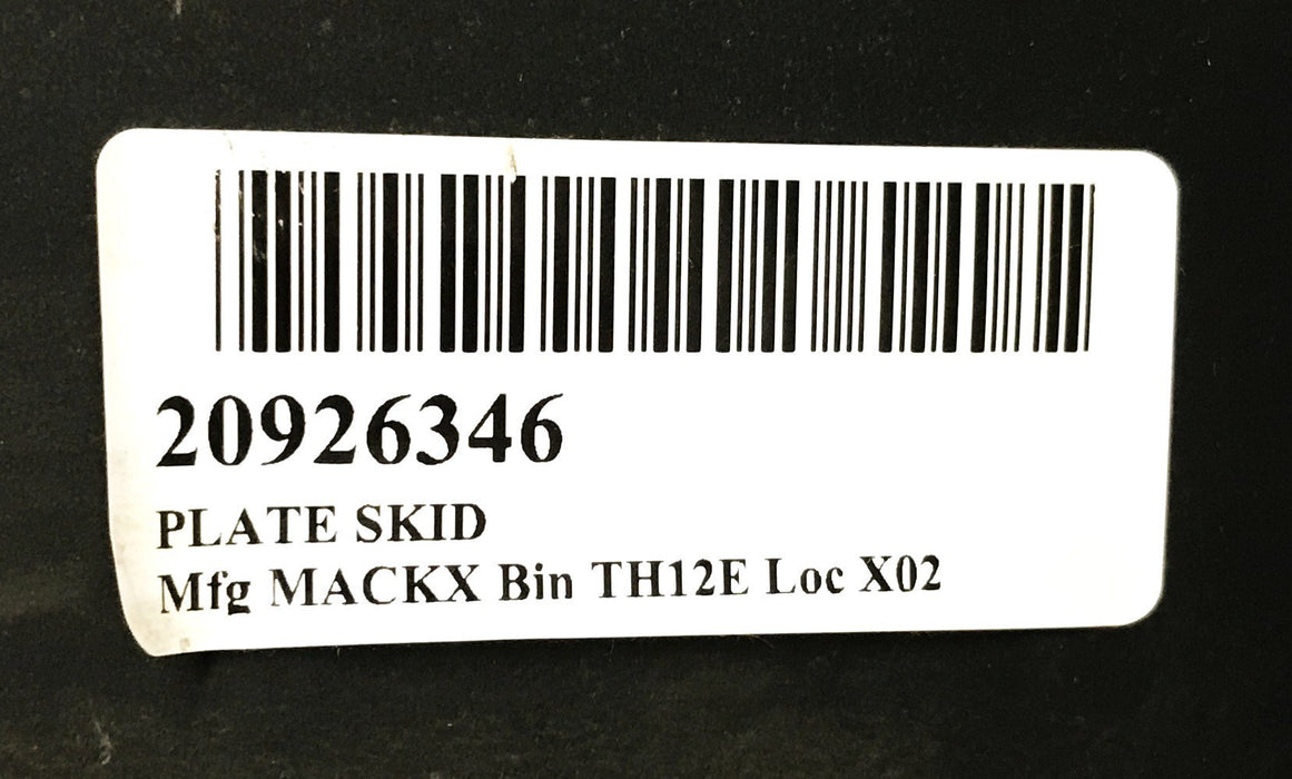 Mack Truck Plate Skid 20926346 NOS