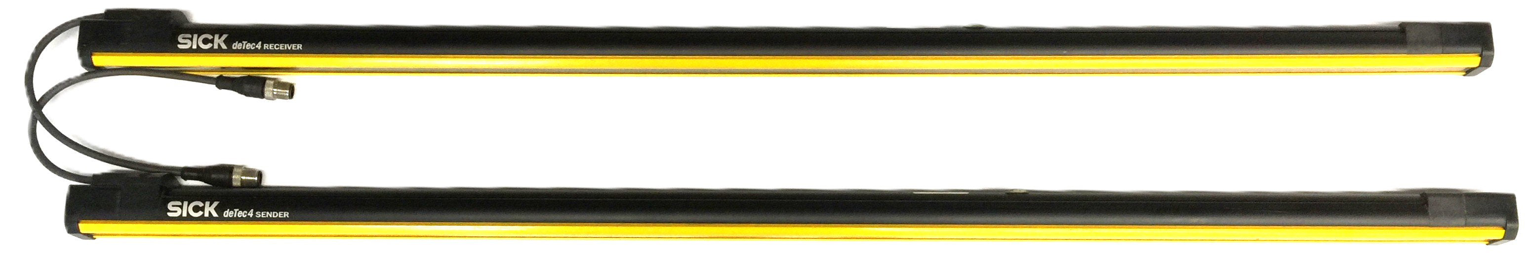 SICK deTec4 Safety Light Curtain Set C4P-SA0903S001/C4P-EA0903S001 USED