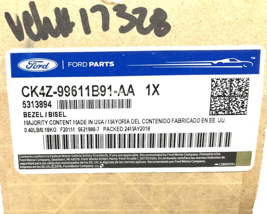 Ford Seat Bezel CK4Z-99611B91-AA (CK41-611B91-AB35B8) NOS