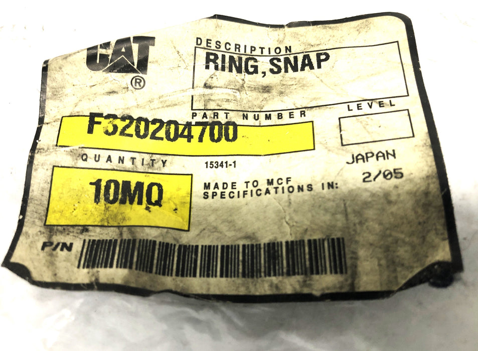CAT Snap Ring F320204700 [Lot of 3] NOS