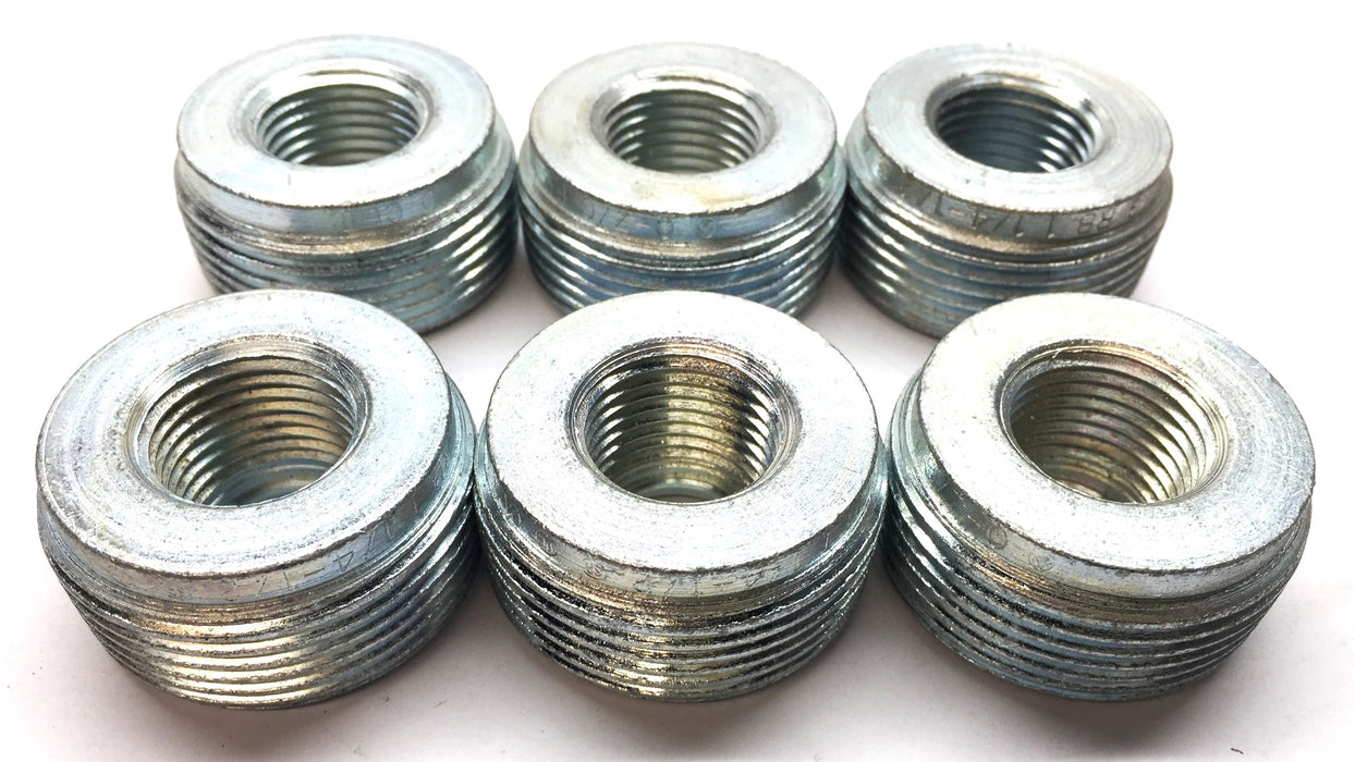Appleton OZ-G RB-324S 1-1/4 - 1/2 Steel Reducing Bushing [Lot of 6] NOS