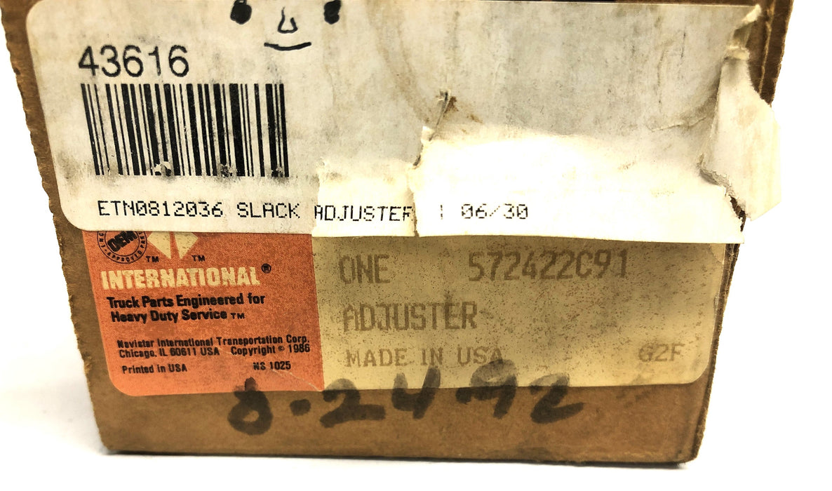 Navistar International Slack Adjuster 572422C91 NOS