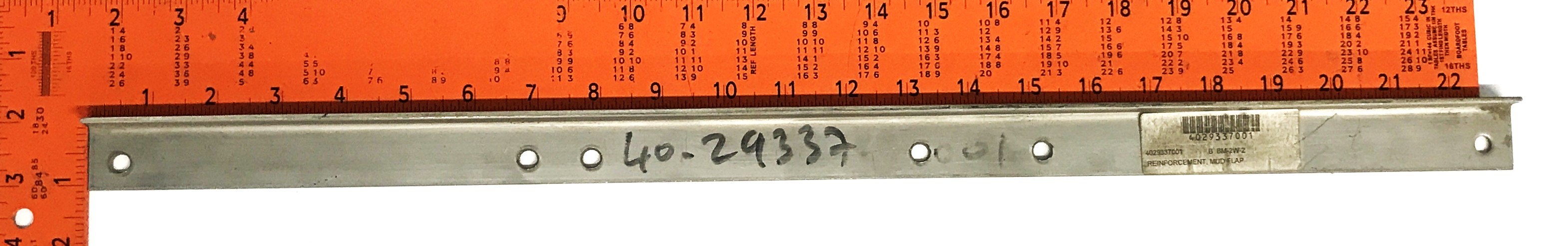 New Flyer Mud Flap Reinforcement Strip 4029337001 NOS