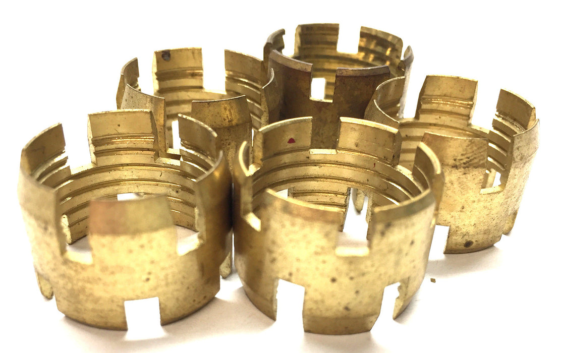 Eaton Weatherhead 3/8" Brass Air Brake Fitting 33806A [Lot of 5] NOS