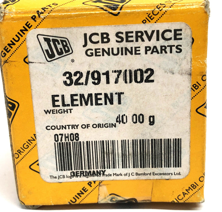H/CH-D Filter Element For JCB Service 00412685 010 BN (32/917002) NOS