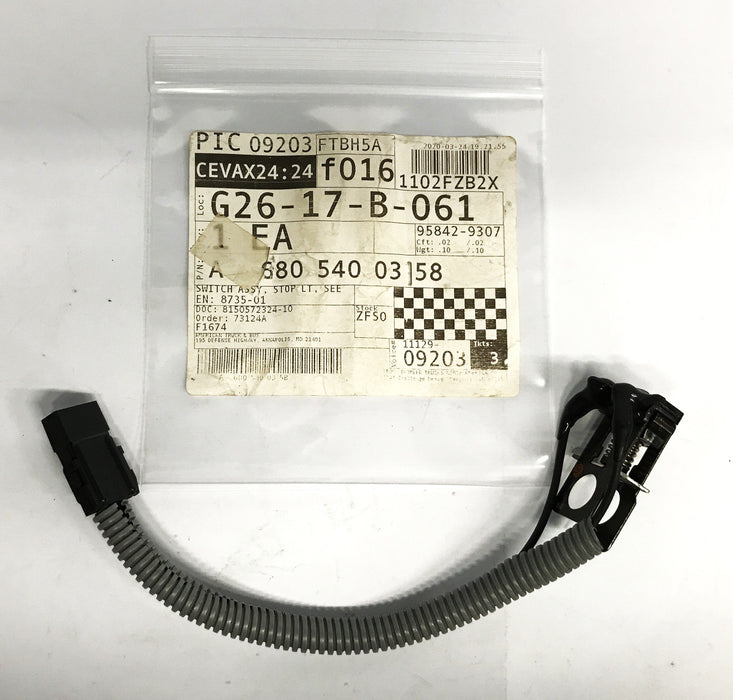 Freightliner Brake Light Switch A680-540-03-58 NOS