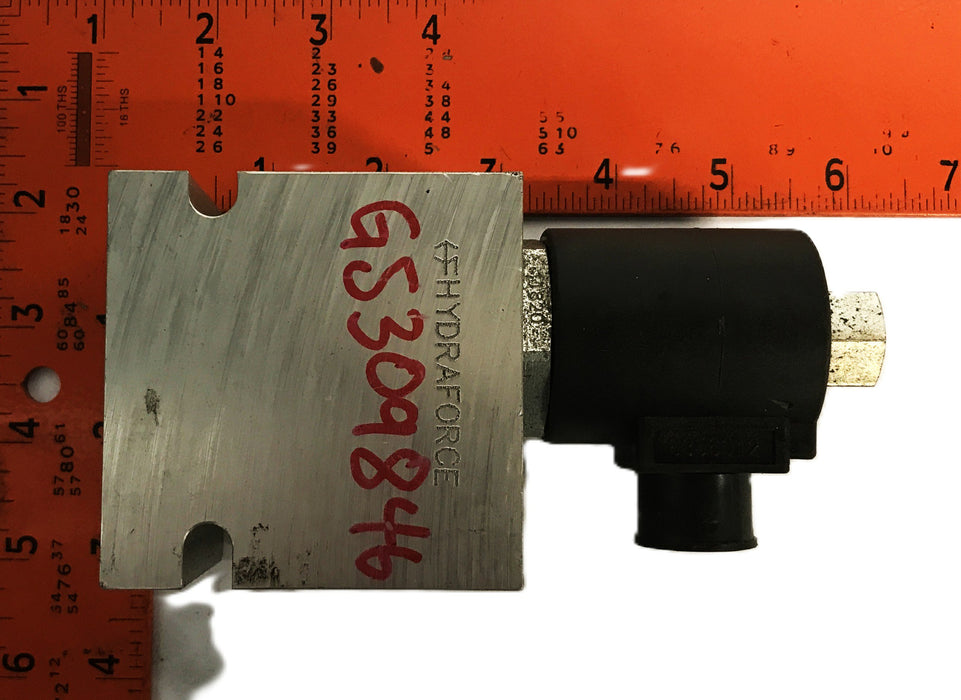 Hydraforce Aluminum 3-Port Hydraulic Valve GS306846 NOS Valve