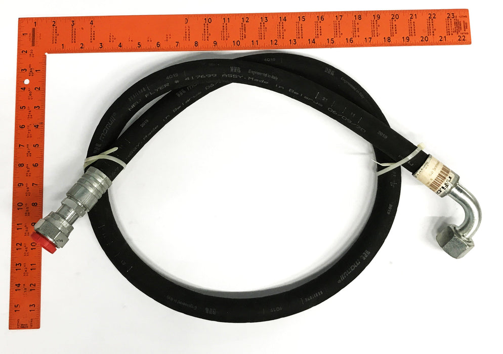 New Flyer (Manuli) 78 inch x 1 inch Hydraulic Hose Assembly 417699 NOS