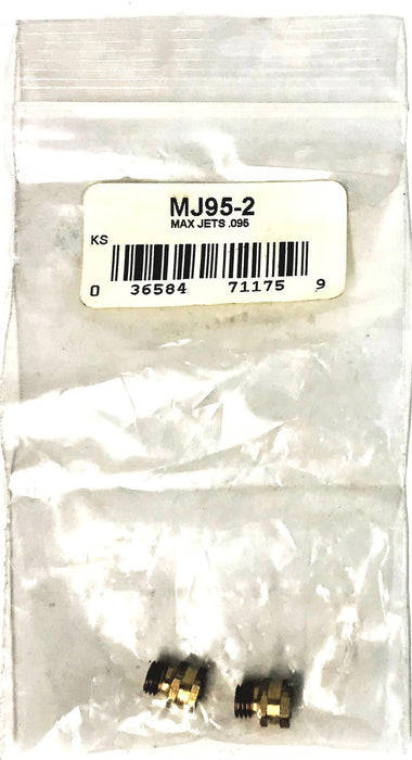 COMP CAMS MAX JETS .095 STANDARD MAIN JET PAIR MJ95-2 NOS