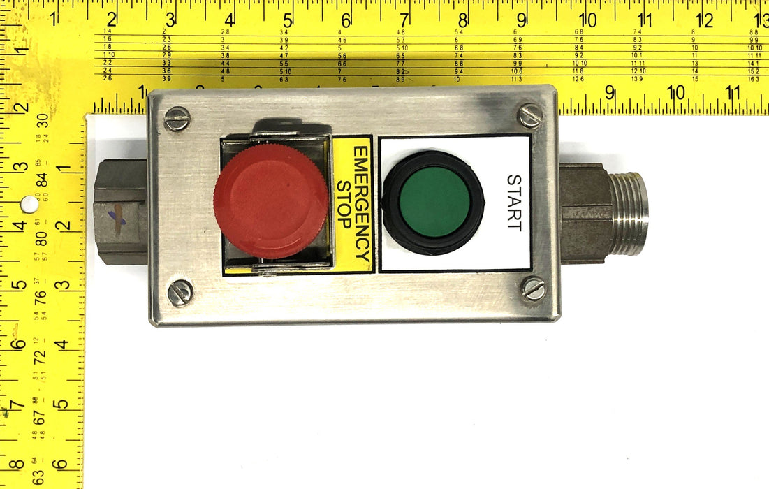 Unbranded 2 Push Button Control Station NOS