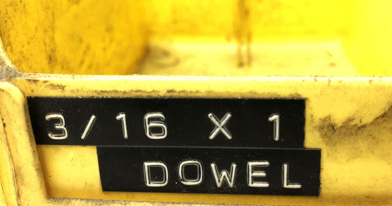 Unbranded Metal Dowel Pins 3/16x1 Inch [Lot of 200] NOS