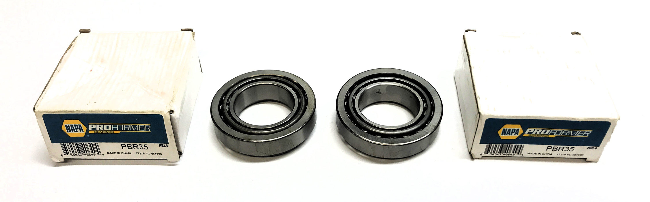 Napa Tapered Roller Bearing Cup & Cone PBR35 [Lot of 2] NOS