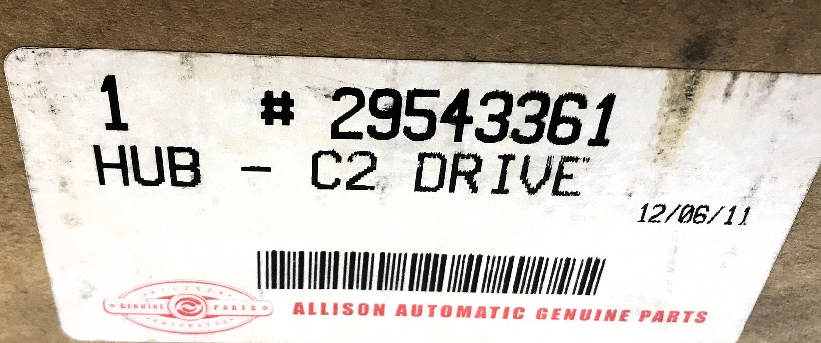 Allison Transmission Hub-C2 Drive 29543361 NOS