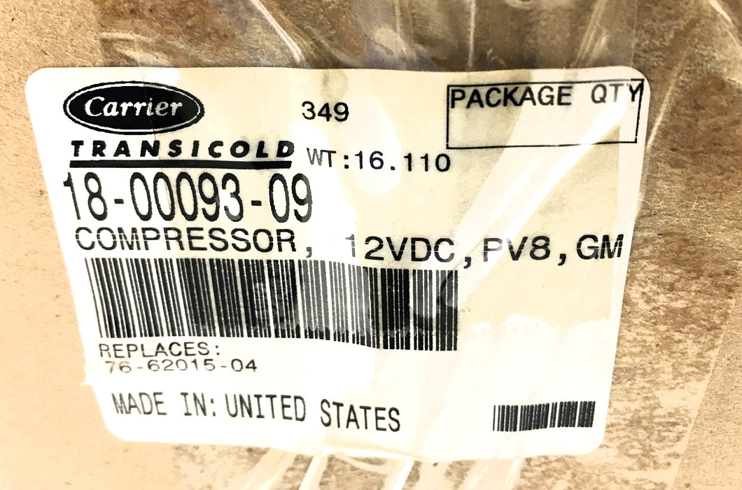 Seltec Carrier 12VDC A/C Clutch TM-16HS (18-00093-09) NOS