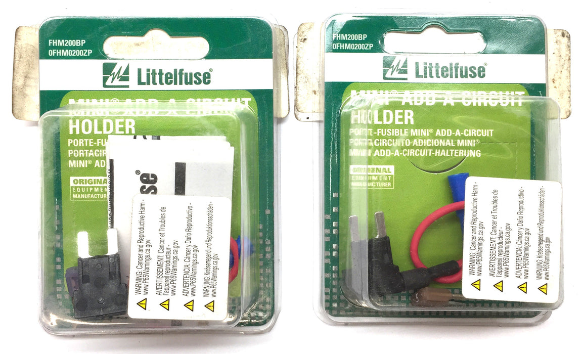 Littelfuse Mini Add-a-Circuit Holder FHM200BP [Lot of 2] NOS