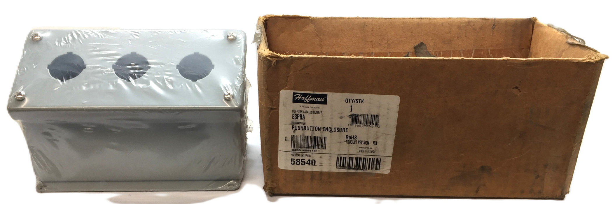 Hoffman Pushbutton Enclosure E3PBA (58540) NOS