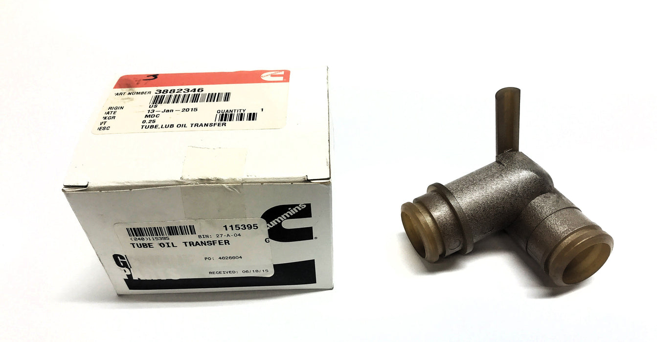 Cummins Lubricating Oil Transfer Tube 3882346 NOS