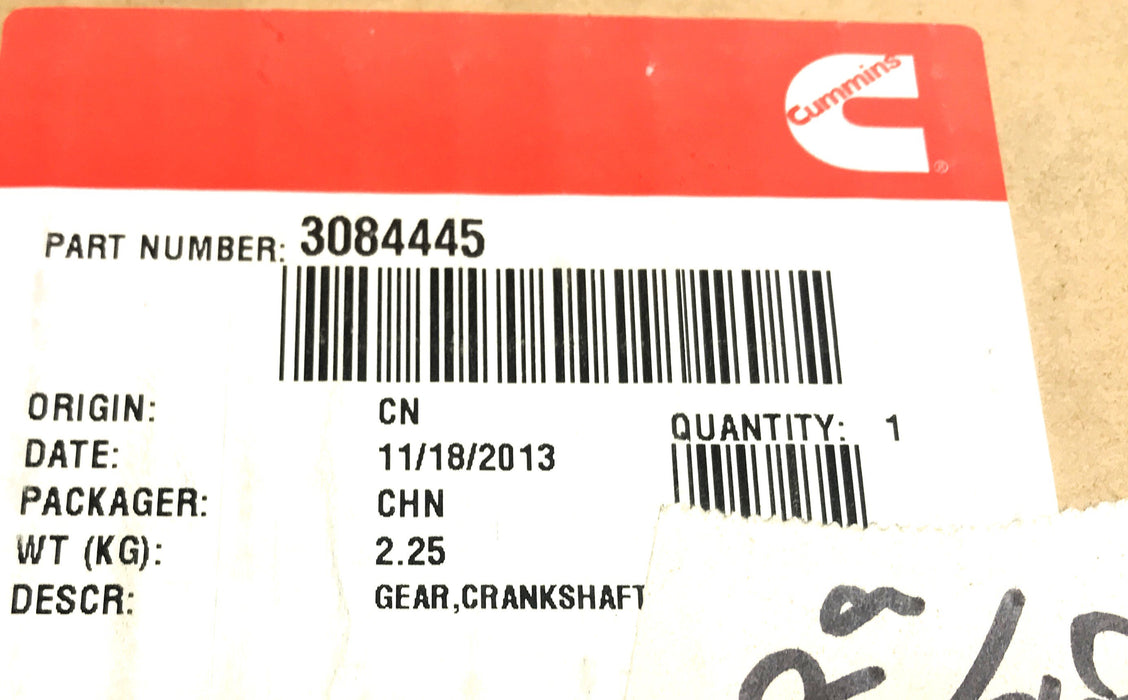 Cummins Crankshaft Gear 3084445 NOS