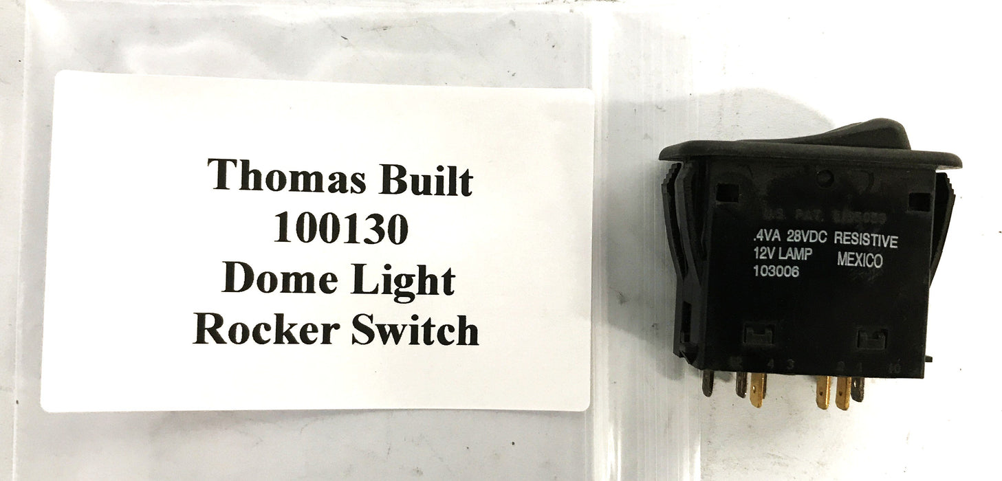 Thomas Built Dome Light Rocker Switch 100130 NOS