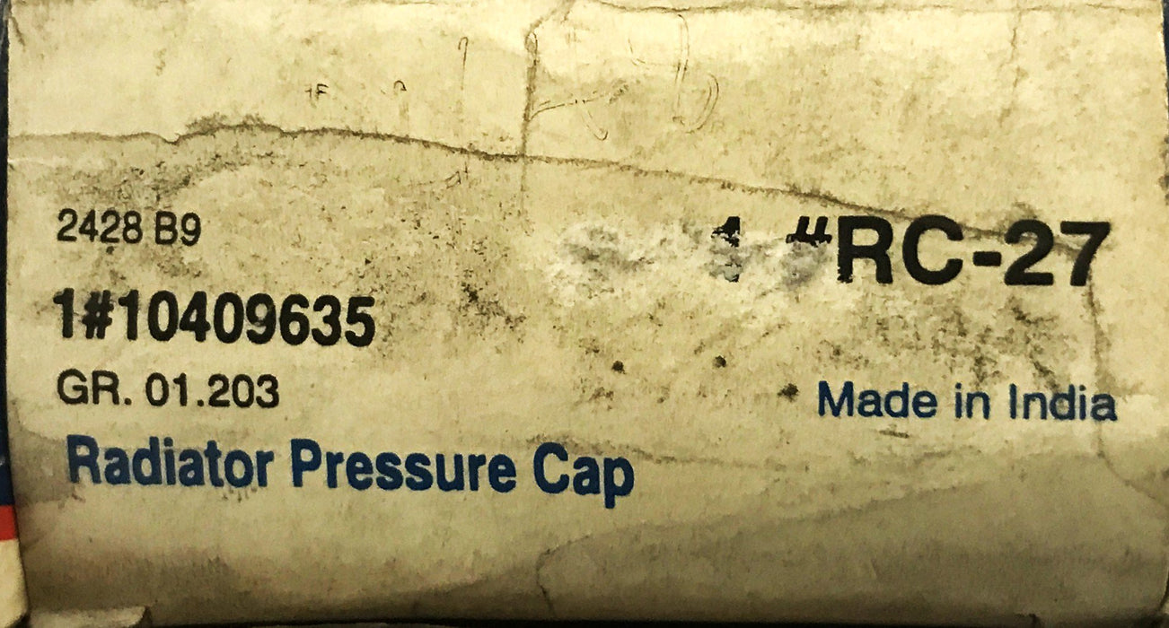 ACDelco Steel Radiator Cap 10409635 [Lot of 2] NOS