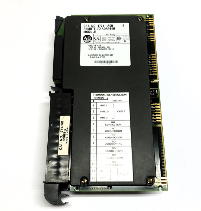Allen-Bradley Remote I/O Adapter Module W/ Swing Arm 1771-ASB NOS