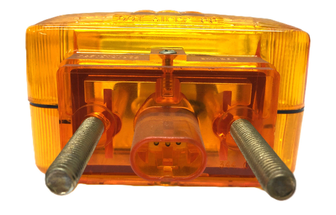 International Amber Rectangular Light 1661280C91 NOS