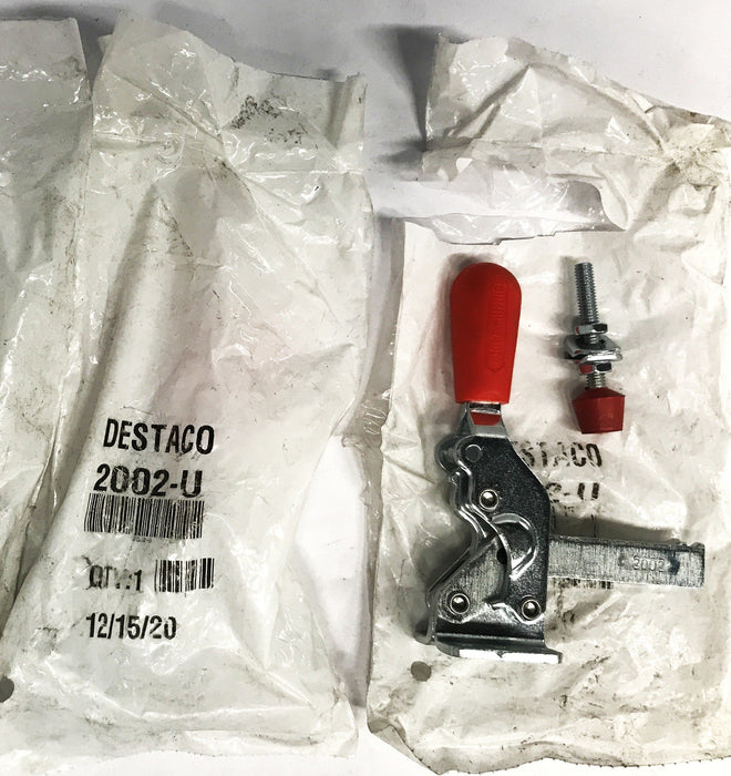 Destaco Vertical Hold Down Toggle Clamp 2002-U [Lot of 2] NOS