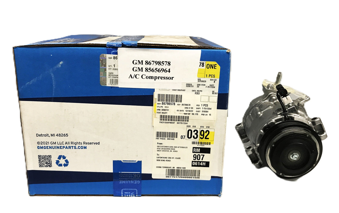 GM AC Compressor 86798578 NOS
