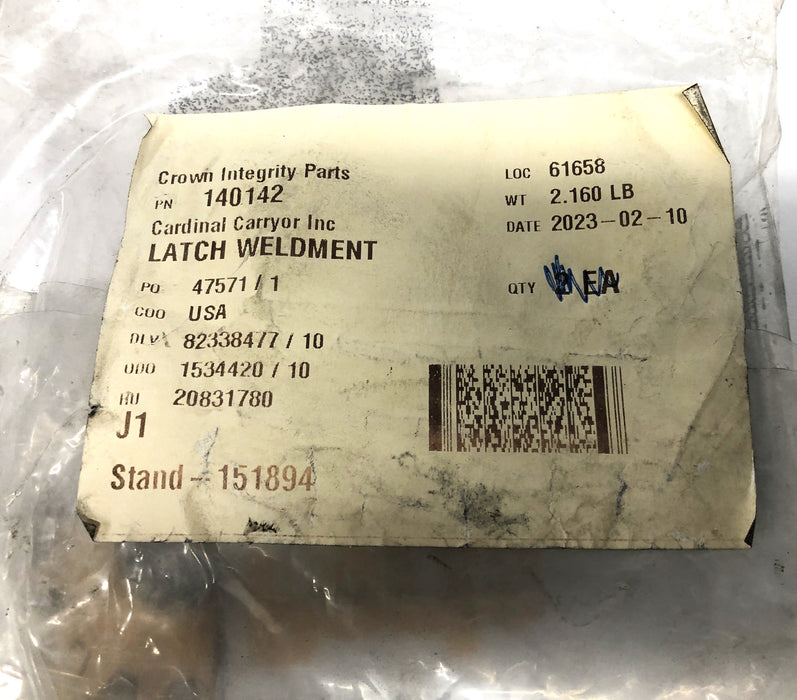 Crown Weldment Latch 140142 NOS